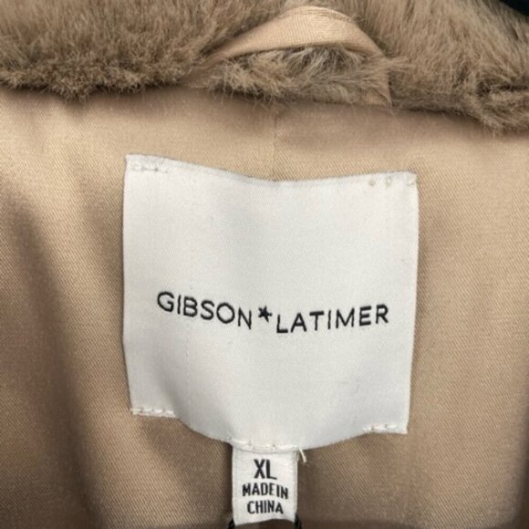 Gibson Latimer Faux Fur Coat Women’s Sz XL Brown Cozy. Hygge Neutral - Picture 3 of 8